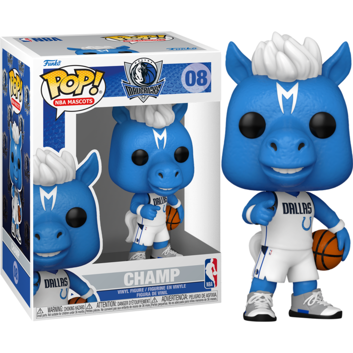 NBA: Mascots - Dallas Champ Funko Pop! Vinyl Figure #08