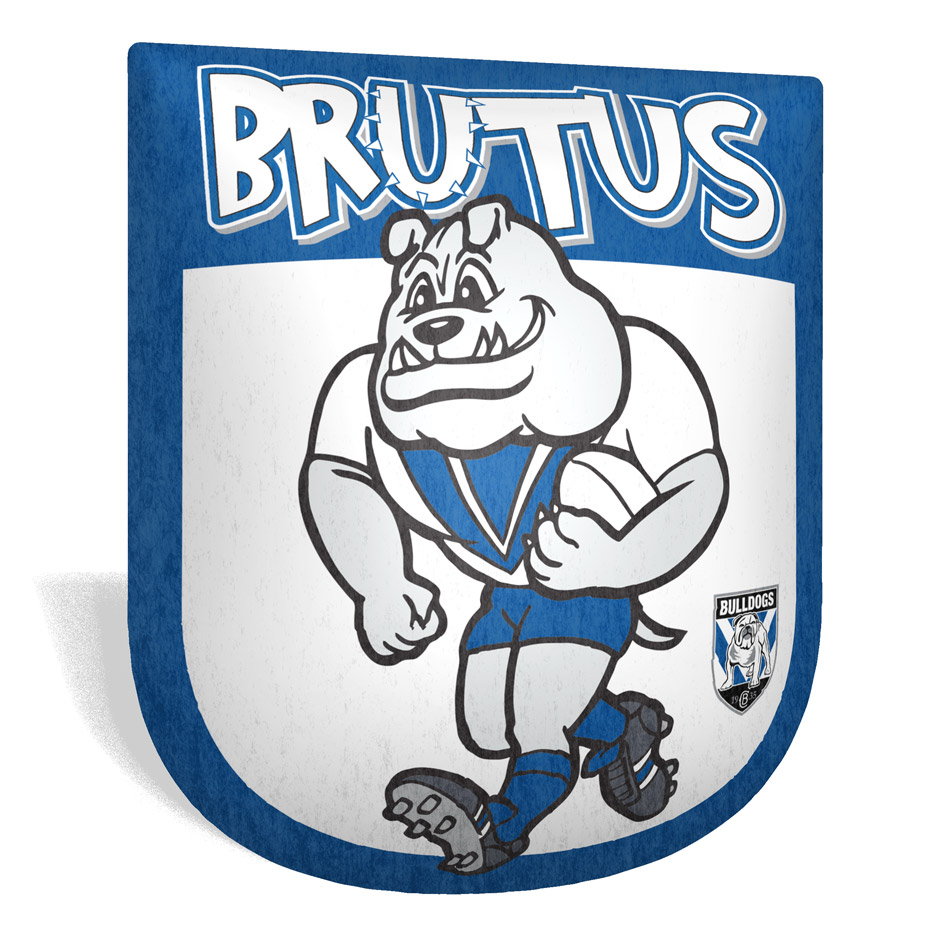 NRL Canterbury-Bankstown Bulldogs Retro Cushion