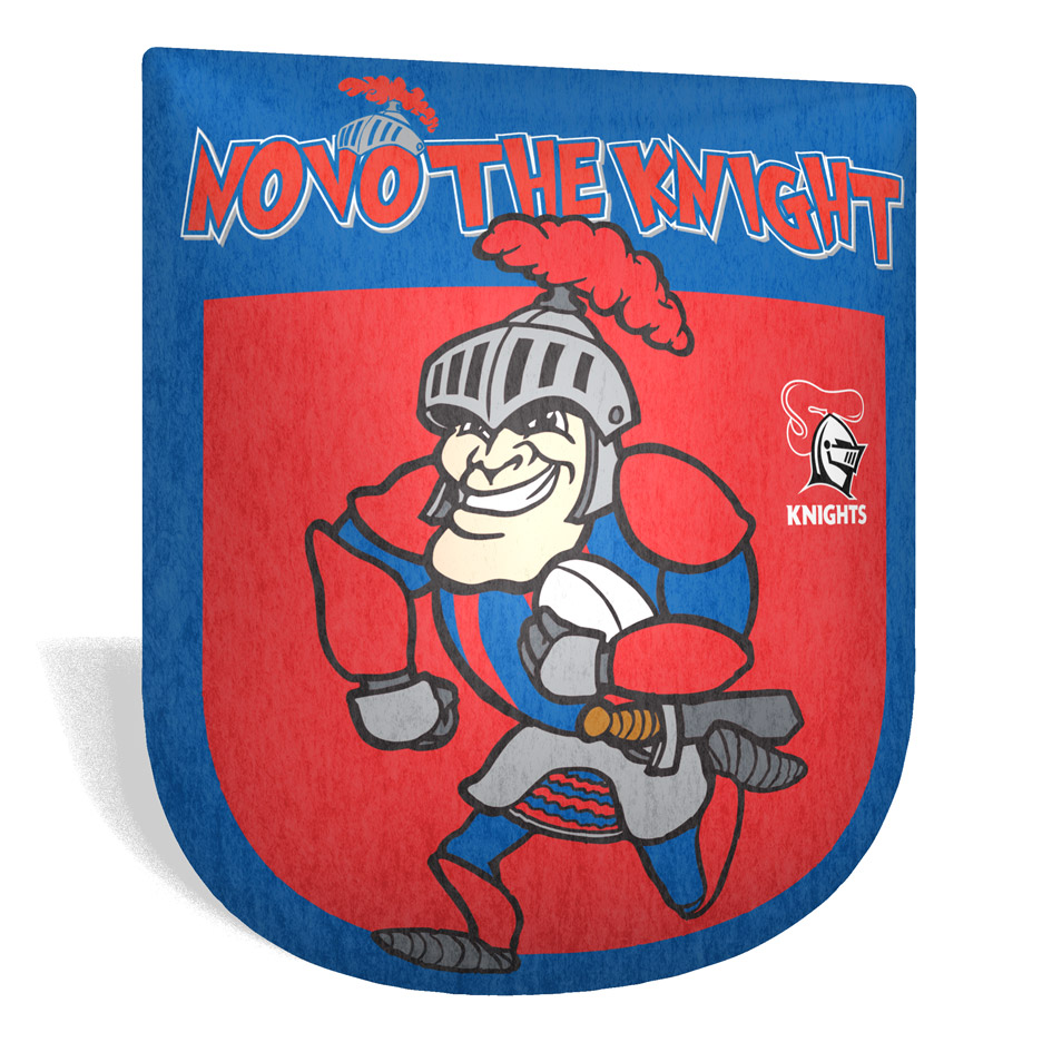 NRL Newcastle Knights Retro Cushion