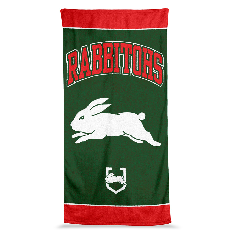 NRL South Sydney Rabbitohs Jumbo Beach Towel
