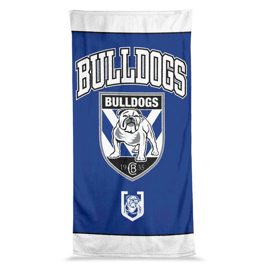 NRL Canterbury-Bankstown Bulldogs Jumbo Beach Towel
