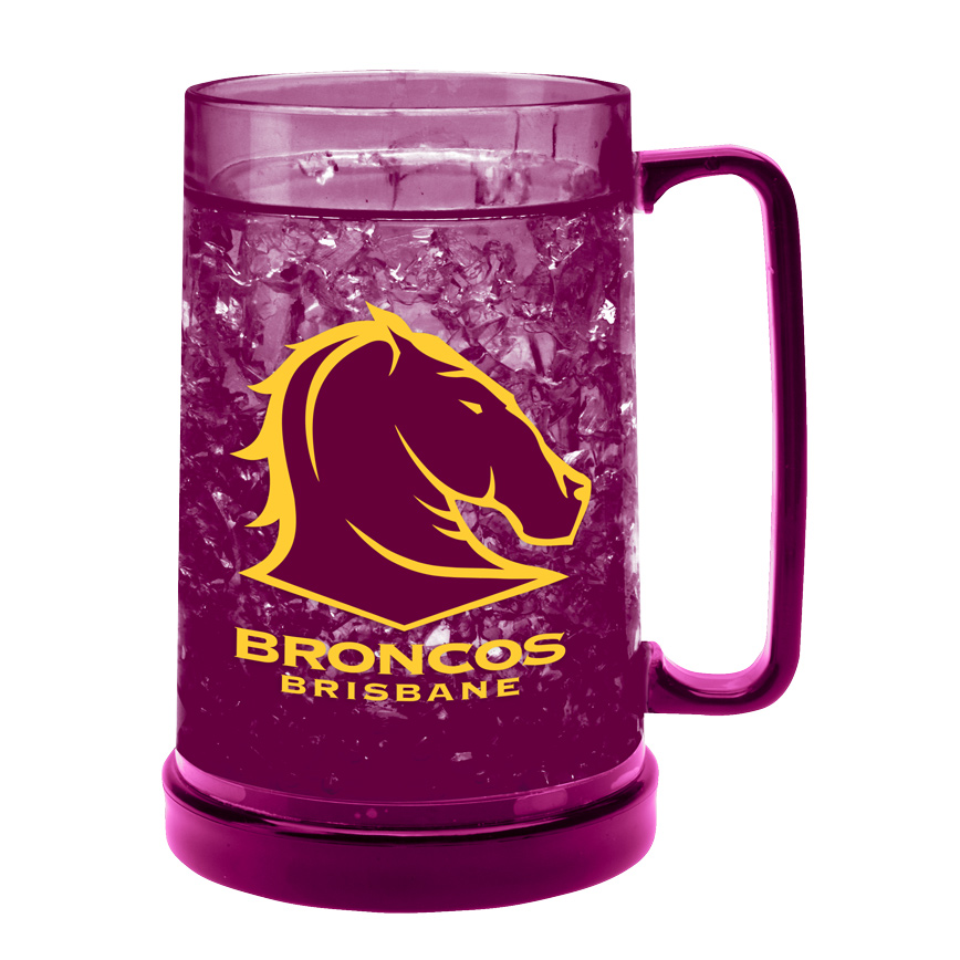 NRL Brisbane Broncos Gel Ezy Freeze Colour Mug