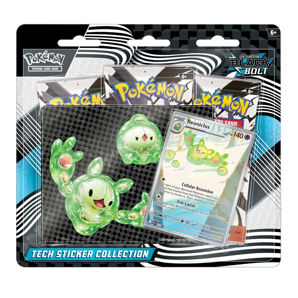 Pokémon TCG: Scarlet & Violet 10.5 Black Bolt Tech Sticker Blister