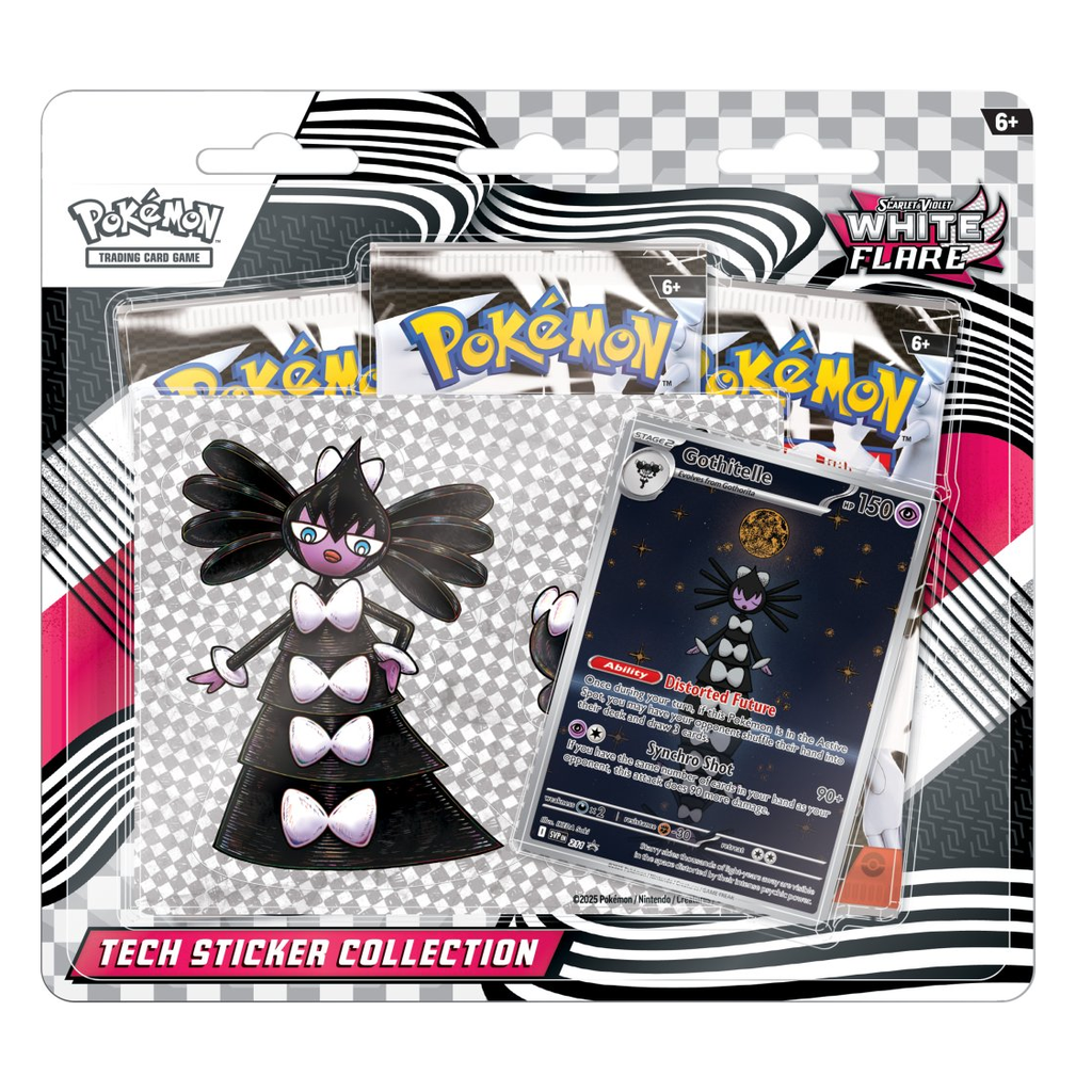 Pokémon TCG: Scarlet & Violet 10.5 White Flare Tech Sticker Blister