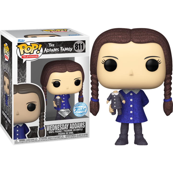 The Addams Family (1964) - Wednesday Addams Diamond Glitter Funko Pop! Vinyl Figure #811