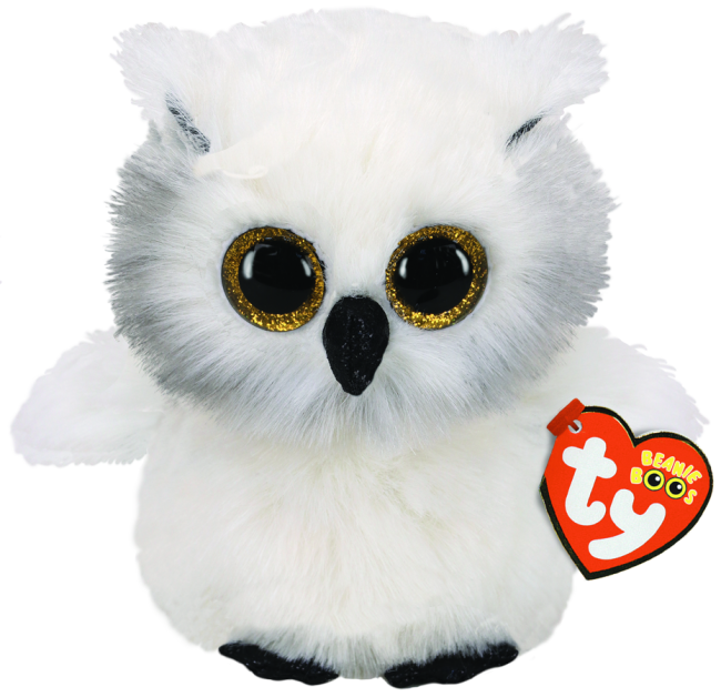 Austin the White Owl - Ty Beanie Boos Regular