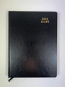 2026 Diary A4 Day-To-A-Page (DTP) Case Bound Black - Ozcorp