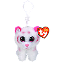 [TY35241] Tabor the Pink and White Tiger - Ty Beanie Boos Clips
