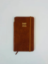 2026 Purse Diary Week-To-View (WTV) With Pen Croc Tan - Ozcorp