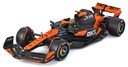 Bburago F1 2024 McLaren MCL38 #4 Lando Norris in Showcase with Helmet 1:24 2024 F-1 