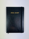 2026 Diary A5 Day-To-A-Page (DTP) Black - Ozcorp