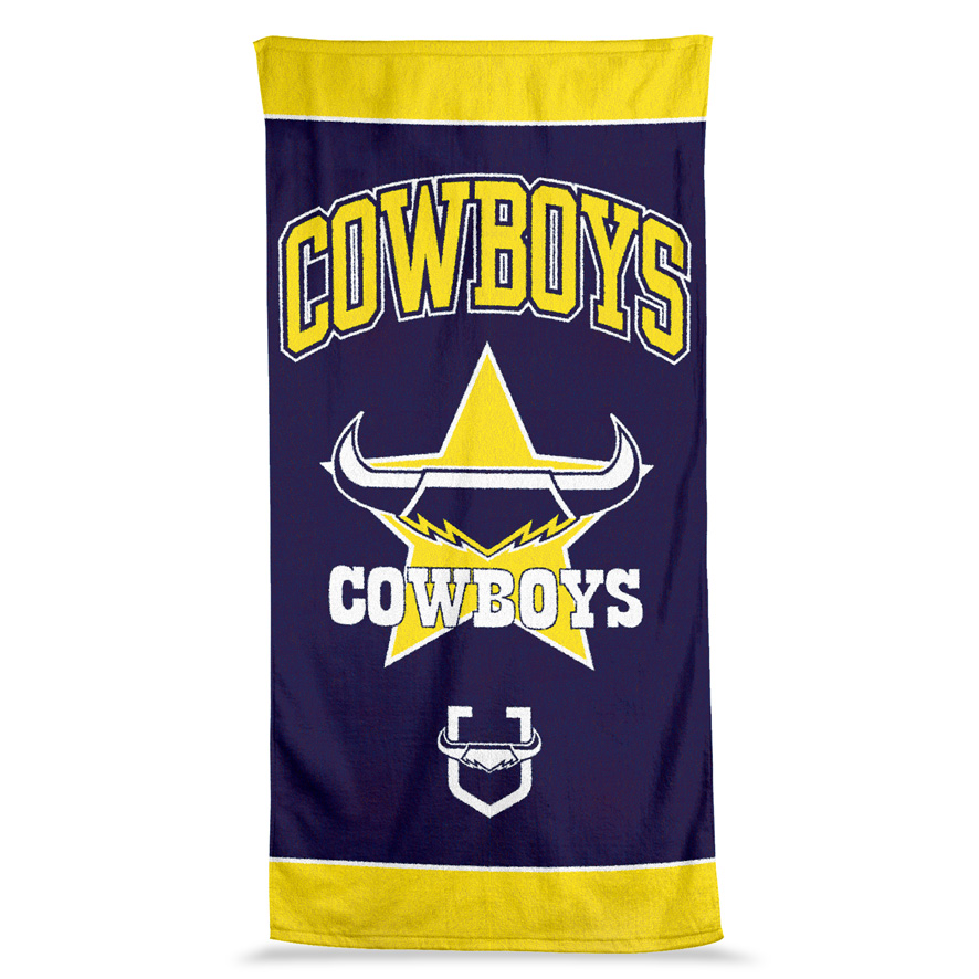 NRL North Queensland Cowboys Jumbo Beach Towel 