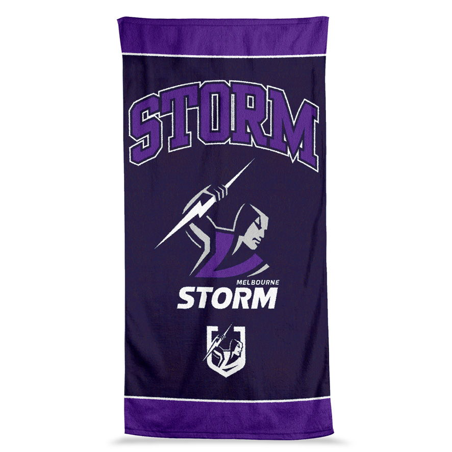 NRL Melbourne Storm Jumbo Beach Towel 
