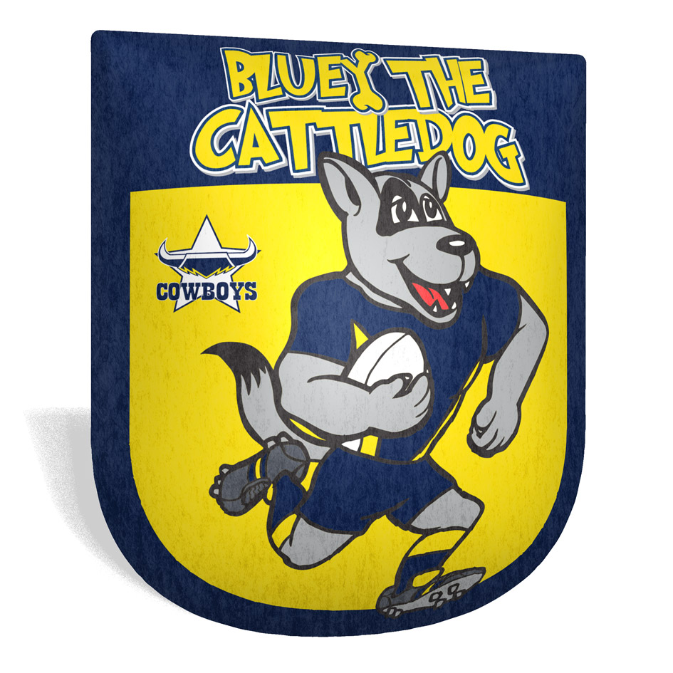 NRL North Queensland Cowboys Retro Cushion 