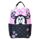 Disney - Minnie Mouse Floral Rock the Dots Nylon Full-Size Backpack - Loungefly