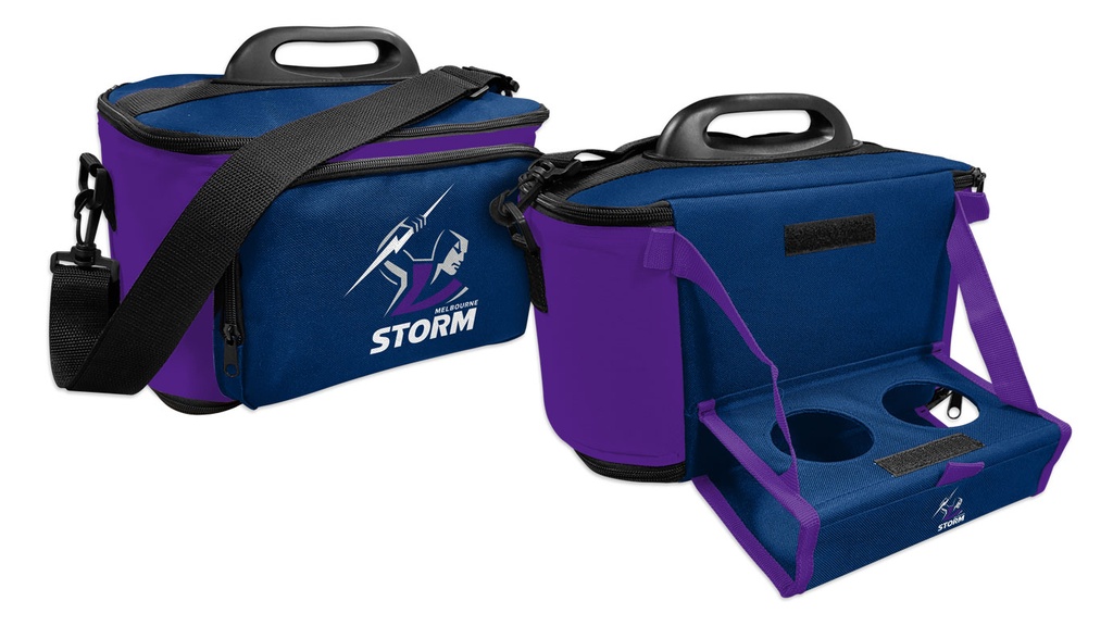 NRL Melbourne Storm Cooler Bag with Tray 