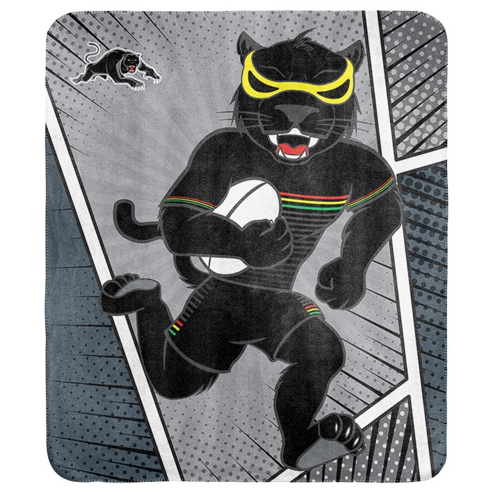 NRL Penrith Panthers Coral Fleece Throw