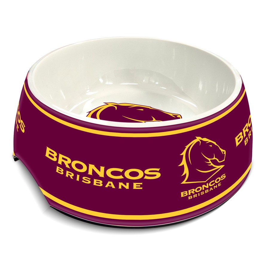 NRL Brisbane Broncos 710ml Pet Bowl