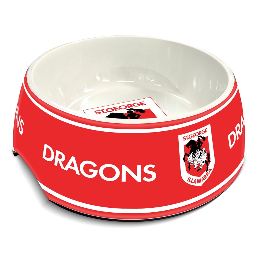 NRL St. George Illawarra Dragons 710ml Pet Bowl