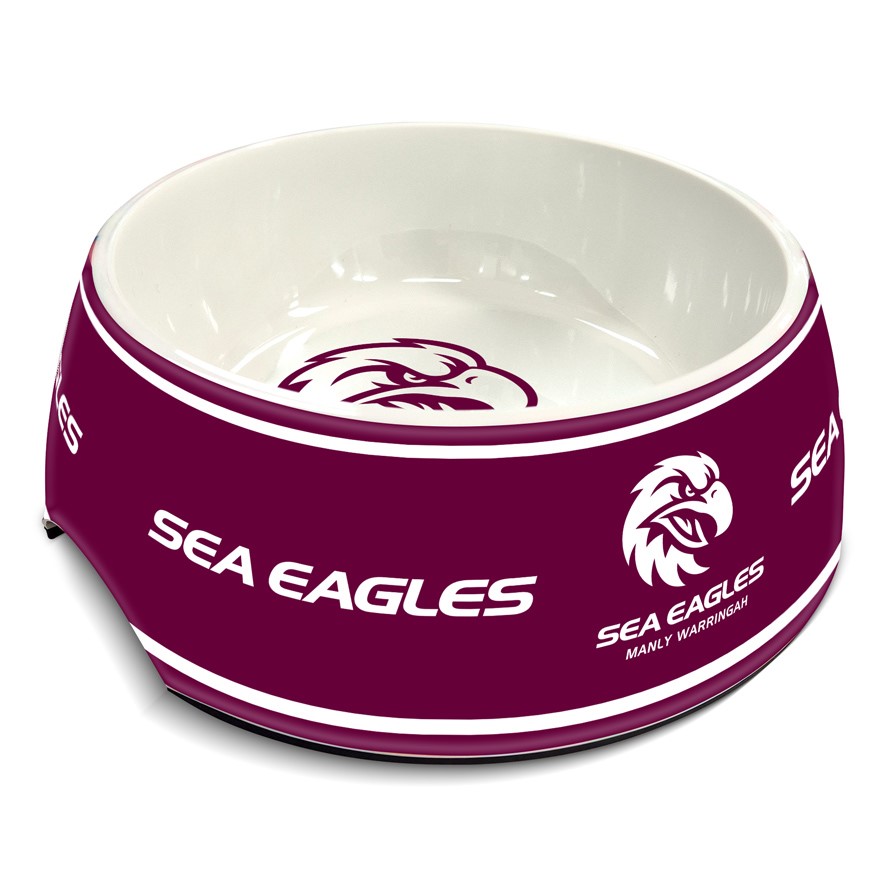 NRL Manly Warringah Sea Eagles 710ml Pet Bowl