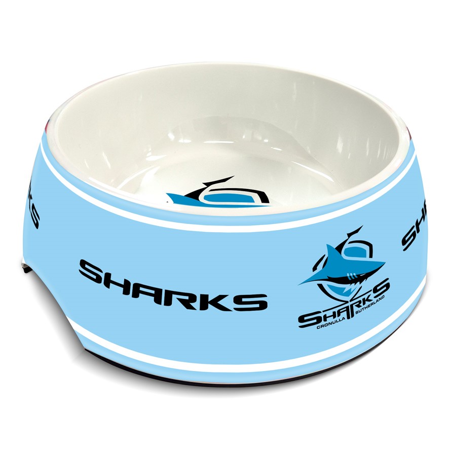 NRL Cronulla-Sutherland Sharks 710ml Pet Bowl