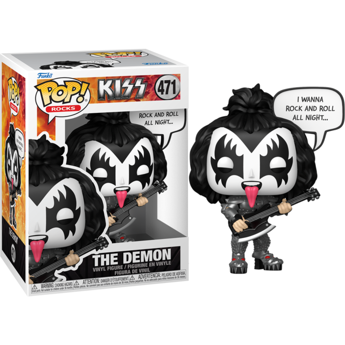 KISS - The Demon (Rock and Roll All Night) Funko Pop! Vinyl Figure #471