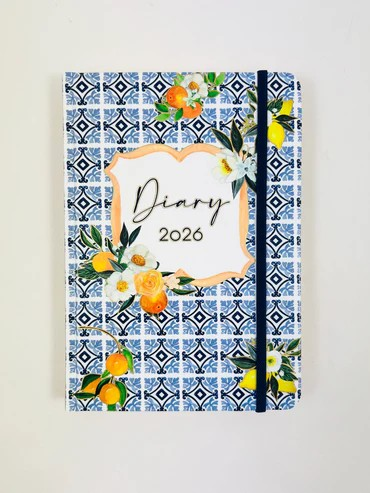 2026 Diary A5 Day-To-Page (DTP) Amalfi - Ozcorp