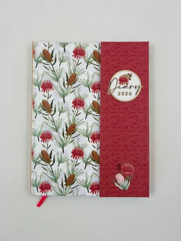 2026 Diary A5 Week-To-View (WTV) Flip Banksia - Ozcorp