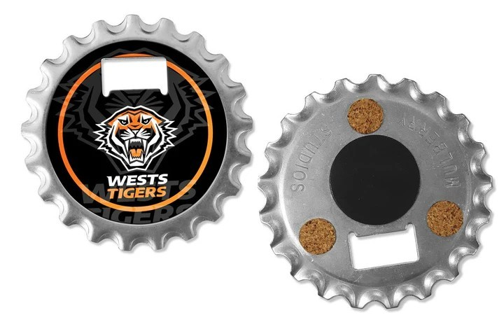 NRL Wests Tigers 3 in 1 Bottle Opener