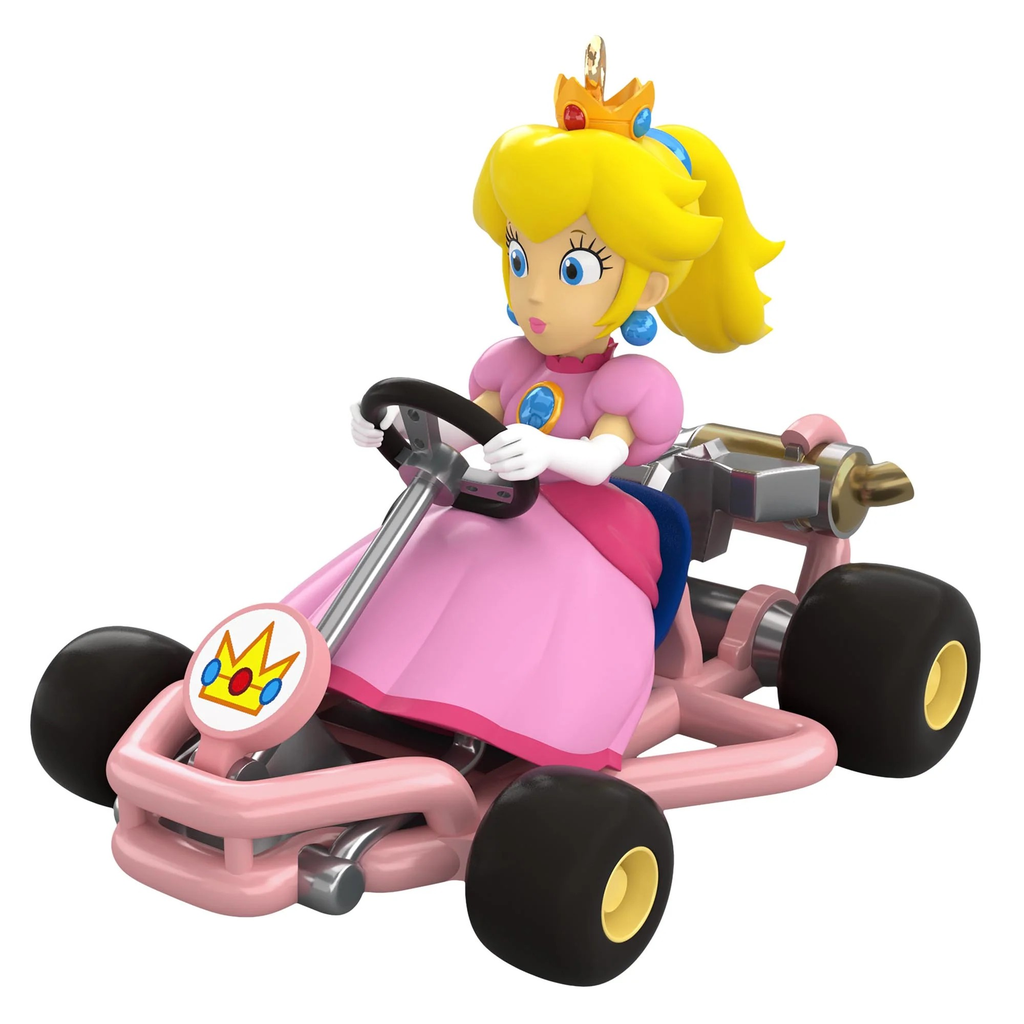 Super Mario Mario Kart Princess Peach - 2025 Hallmark Keepsake Christmas Ornament