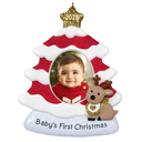Baby's First Christmas Photo Holder - 2025 Hallmark Keepsake Christmas Ornament 