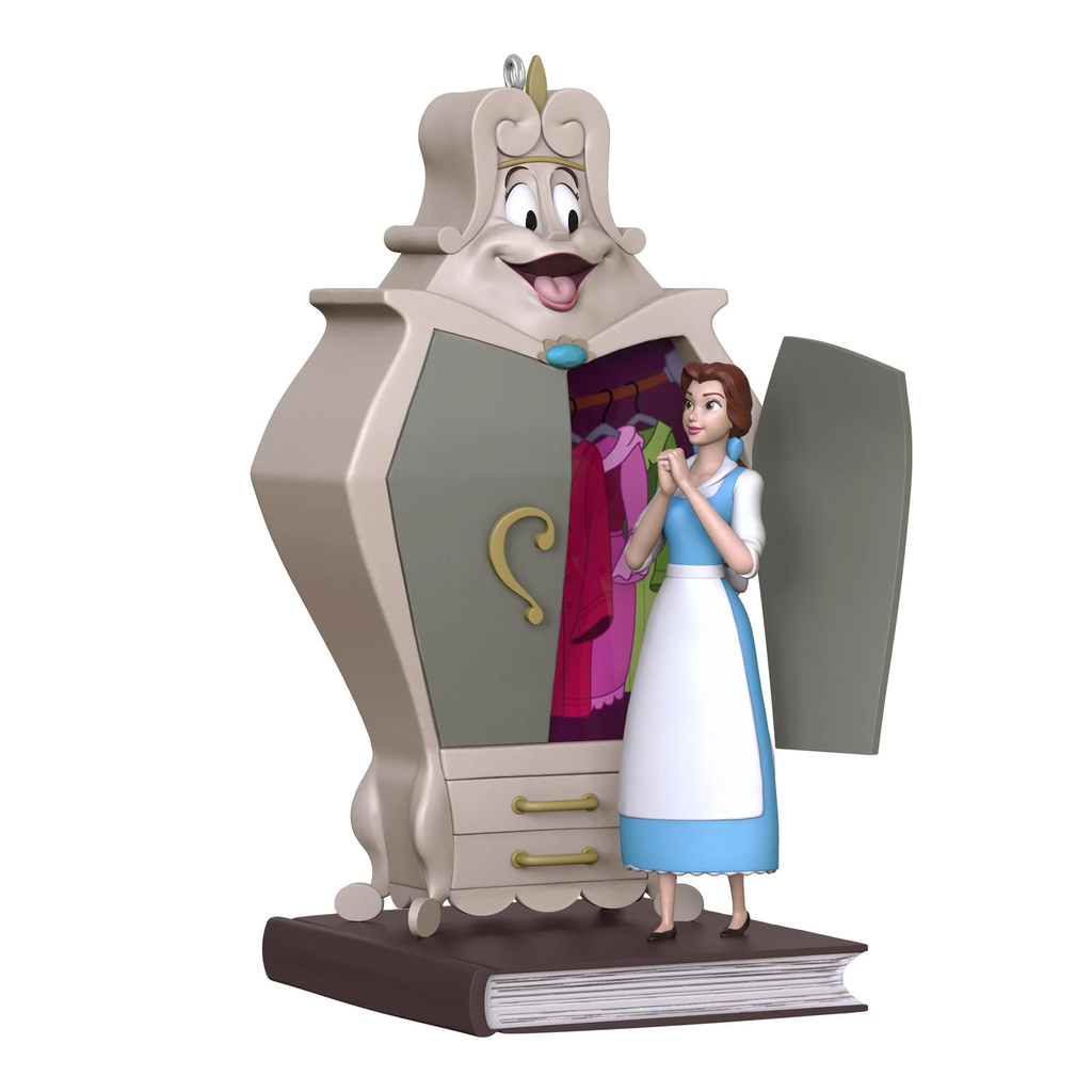 Disney Beauty and the Beast: Belle with the Wardrobe - 2025 Hallmark Keepsake Christmas Ornament 