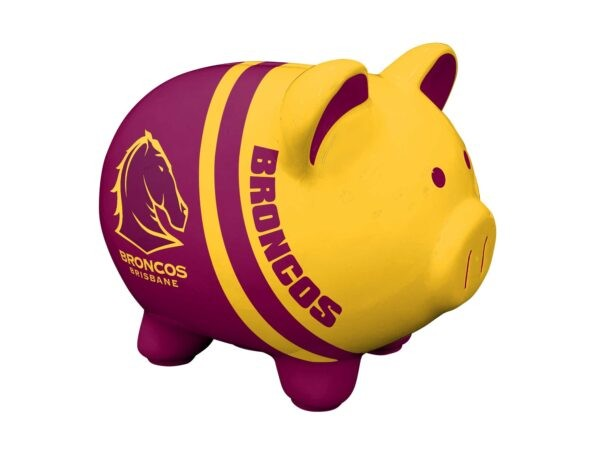 NRL Brisbane Broncos Piggy Bank