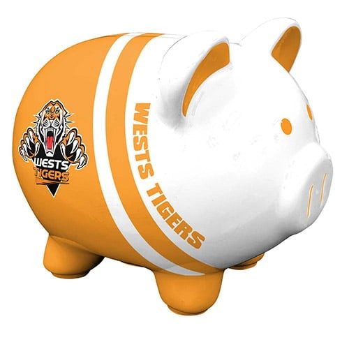 NRL Wests Tigers Piggy Bank