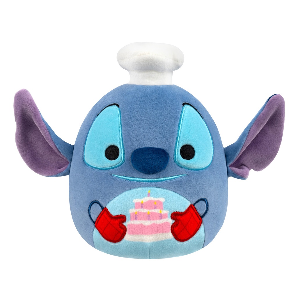 Disney Stitch Holding Cake 10 Inch Squishmallows 