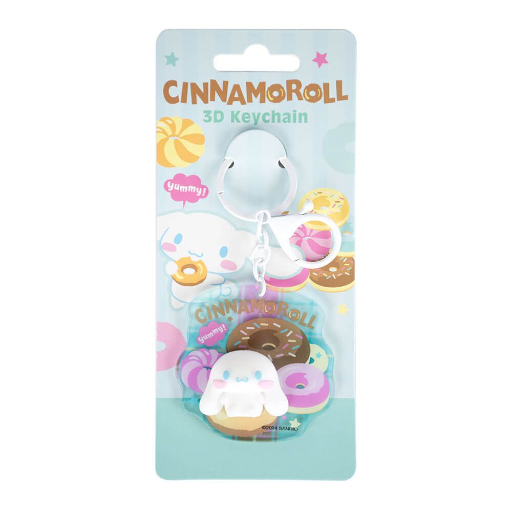Sanrio Hello Kitty and Friends Character Keyring - Cinnamoroll