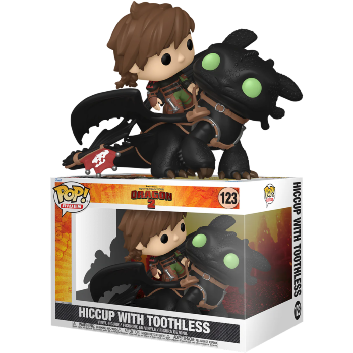 How To Train Your Dragon 2 - Hiccup with Toothless Funko Pop! Ride Figure #123