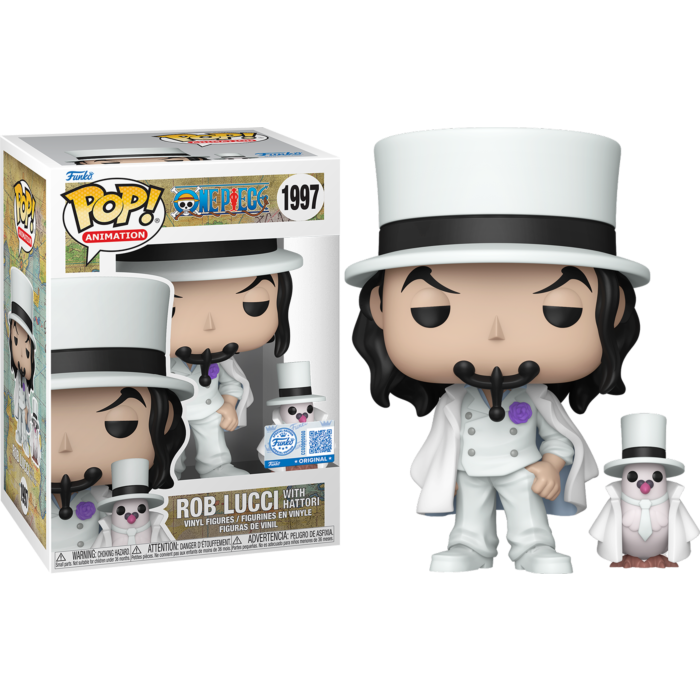 One Piece - Rob Lucci with Hattori Funko Pop! Vinyl Figure #1997
