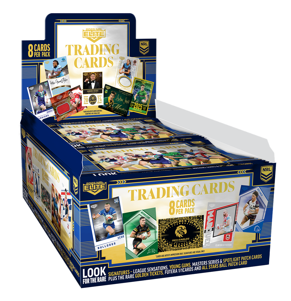 2025 NRL Elite Trading Cards Sealed Booster Box