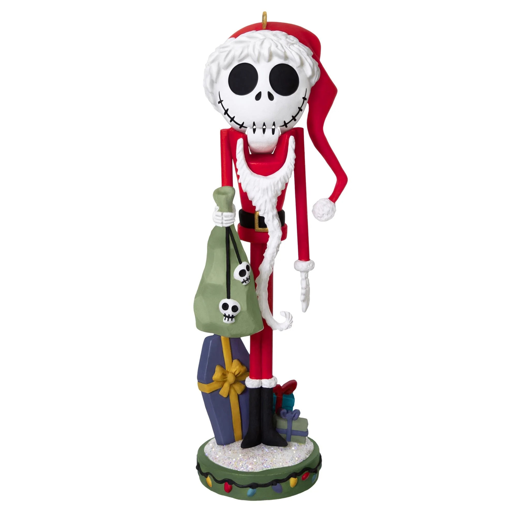 Disney Tim Burton's The Nightmare Before Christmas: Santa Jack Skellington Nutcracker - 2025 Hallmark Keepsake Christmas Ornament