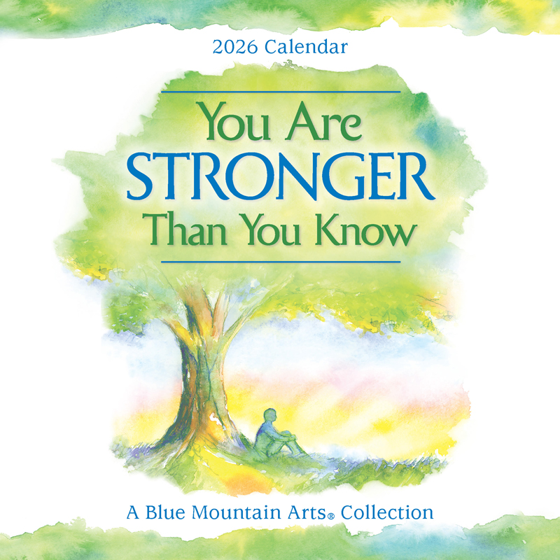 2026 Blue Mountain Arts Mini Calendar - You Are Stronger Than You Know