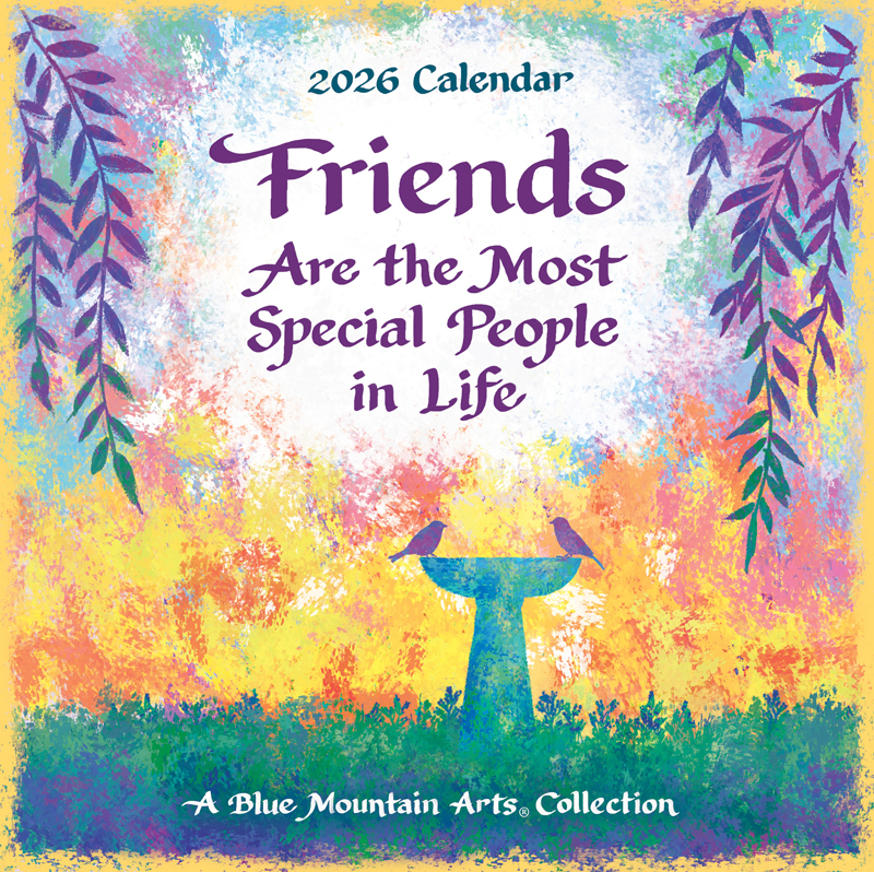 2026 Blue Mountain Arts Mini Calendar - Friends Are the Most Special People in Life