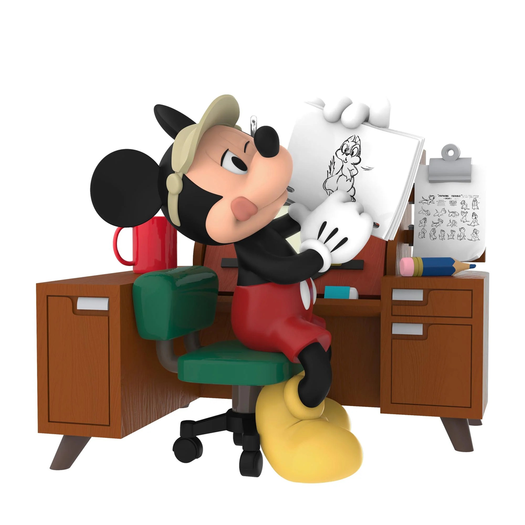 Disney Mickey Mouse From Sketch to Screen - 2025 Hallmark Keepsake Christmas Ornament