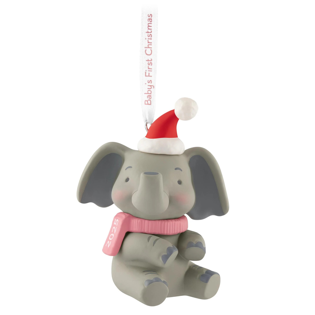 Baby Girl's 1st Christmas - 2025 Hallmark Keepsake Christmas Ornament