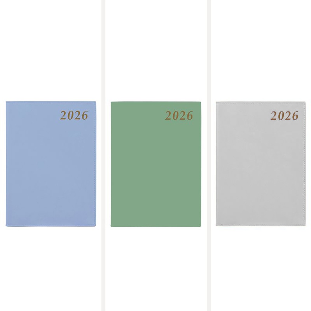 2026 Diary A6 Day-To-A-Page (DTP) Soho Assorted Colours - Cumberland