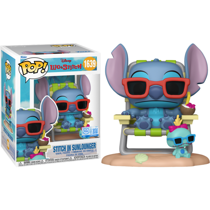 Lilo & Stitch - Stitch on Lounger Funko Pop! Premium Vinyl Figure #1639