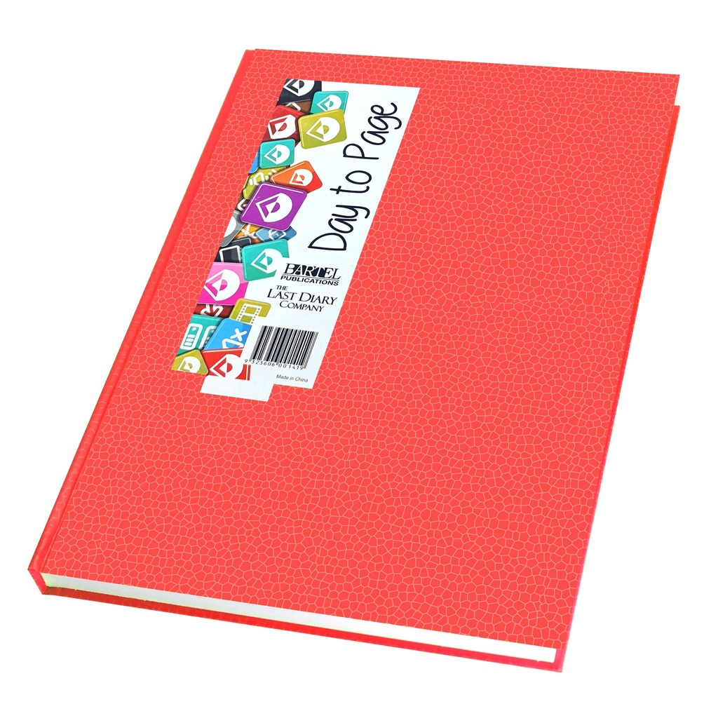 2026 Diary A4 Day-To-A-Page (DTP) Everyday Bound Burnt Orange - The Last Diary Company