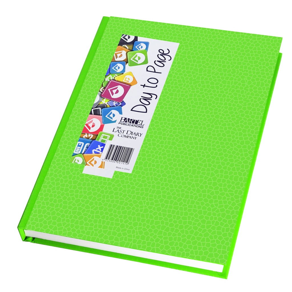 2026 Diary A5 Day-To-A-Page (DTP) Everyday Bound Green - The Last Diary Company