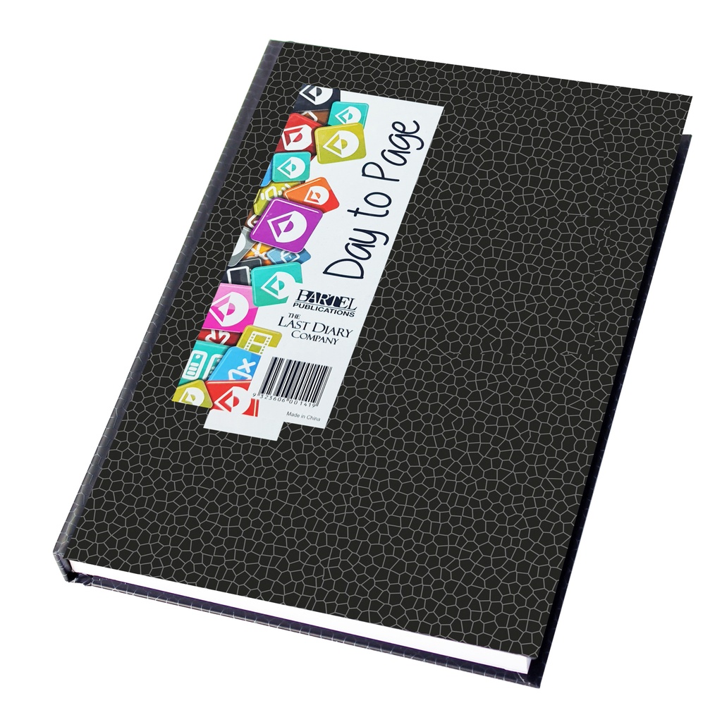 2026 Diary A5 Day-To-A-Page (DTP) Everyday Bound Black - The Last Diary Company