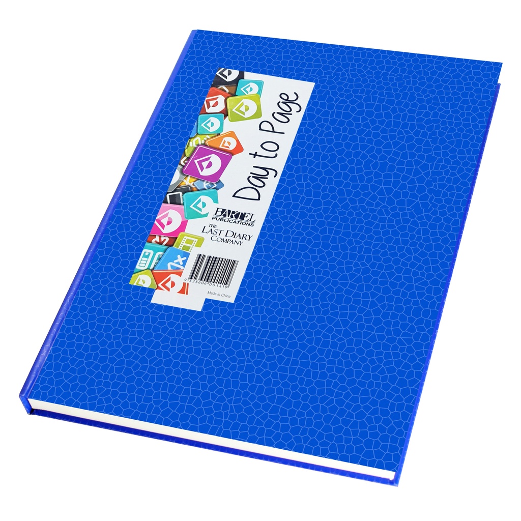 2026 Diary A5 Day-To-A-Page (DTP) Everyday Bound Blue - The Last Diary Company
